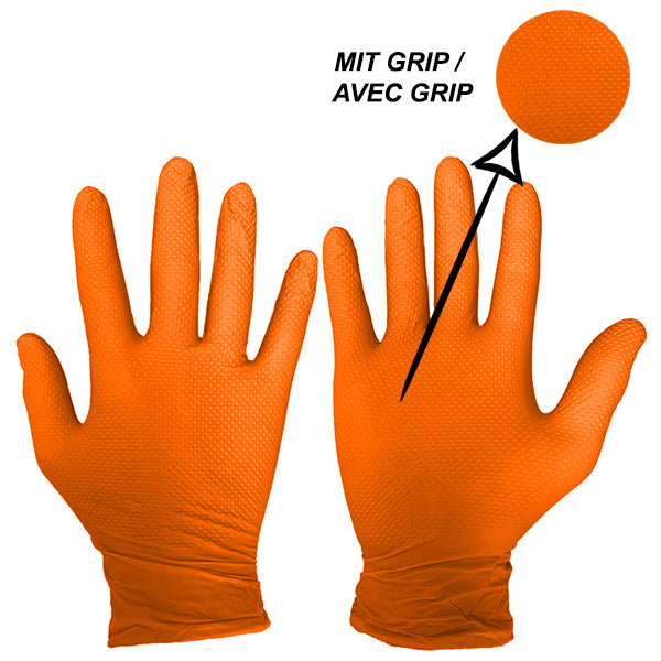 NITRIL EINWEGHANDSCHUHE GRIP 50 STK
